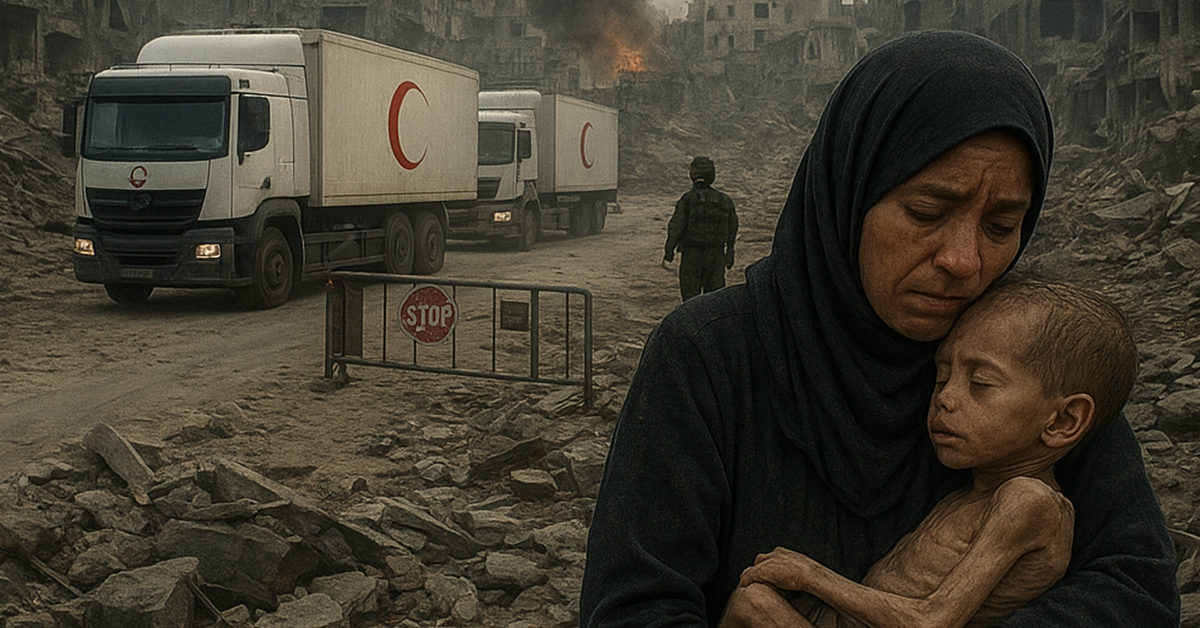 “Gaza Under Siege: Starvation, Displacement, and Global Calls for Justice”